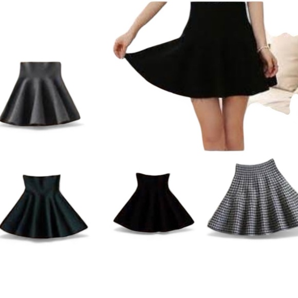 Zara Basic Knit Collection Flair Skirt in Garnet| Zara Holiday Basics - Picture 4 of 8